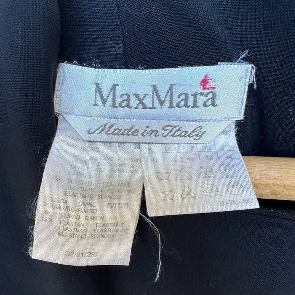 Max Mara Classic Black Sleeveless Dress - Size 10 - Made in Italy - Picture 2 of 6